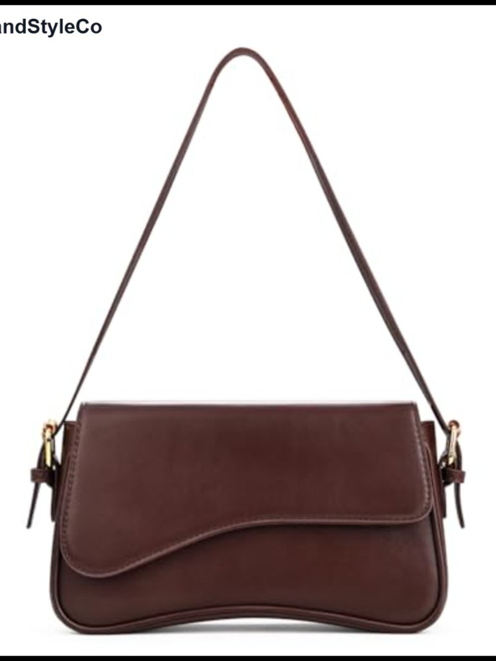 Shoulder Bag for Women, Vegan Leather Saddle Purse, 2 Removable Straps, Hobo